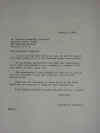 Clarence Campbell signed letter